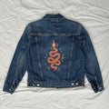 Snake Darkwash Denim Jacket