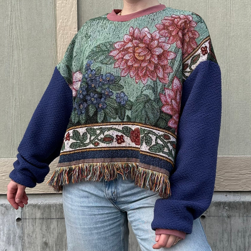 Flower Field Blanket Sweater