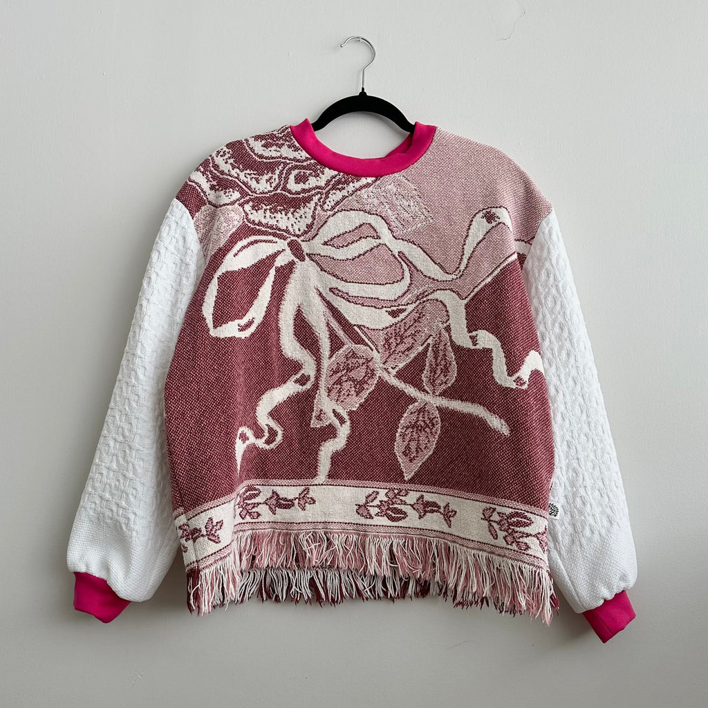 Ribbons + Bows Blanket Sweater
