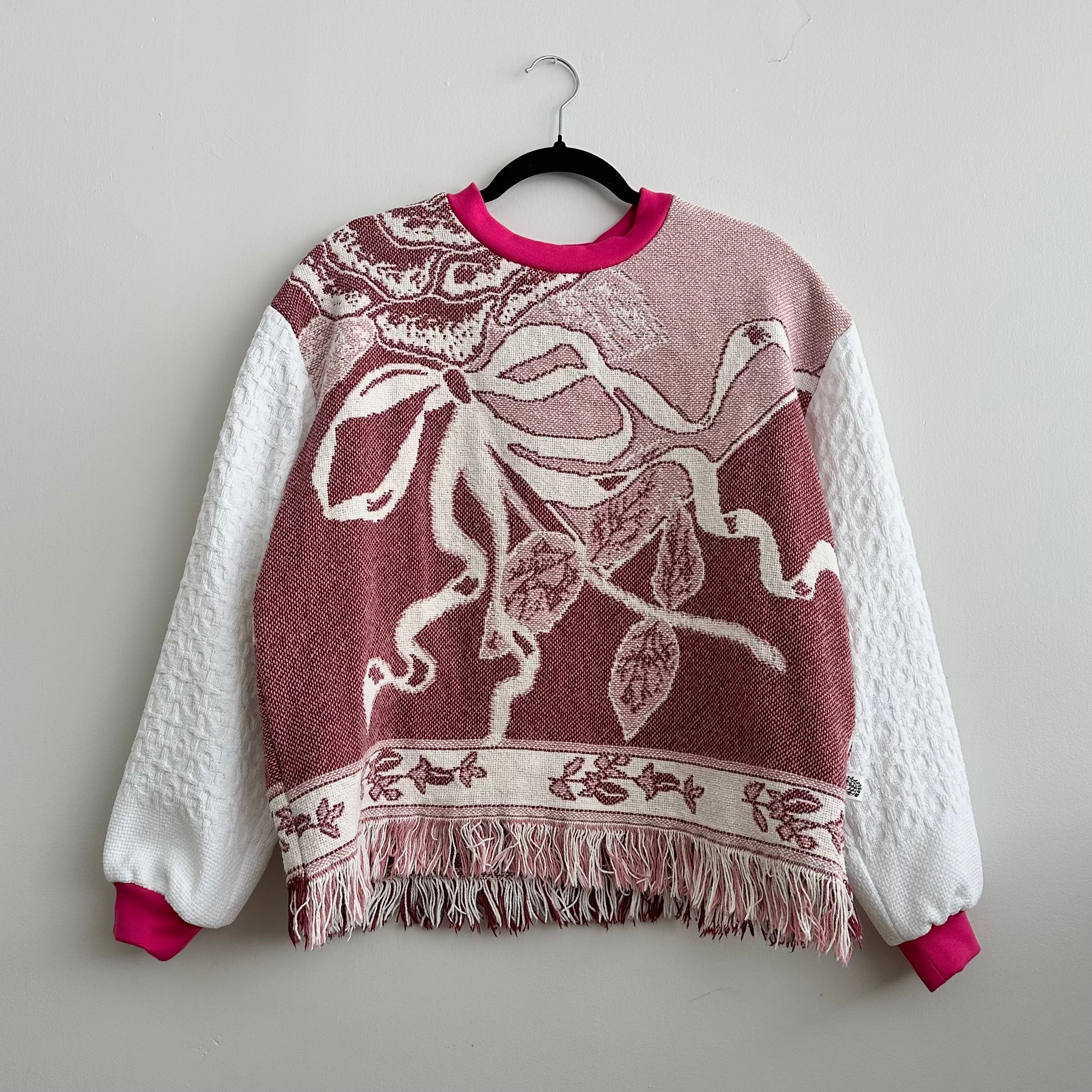 Ribbons + Bows Blanket Sweater