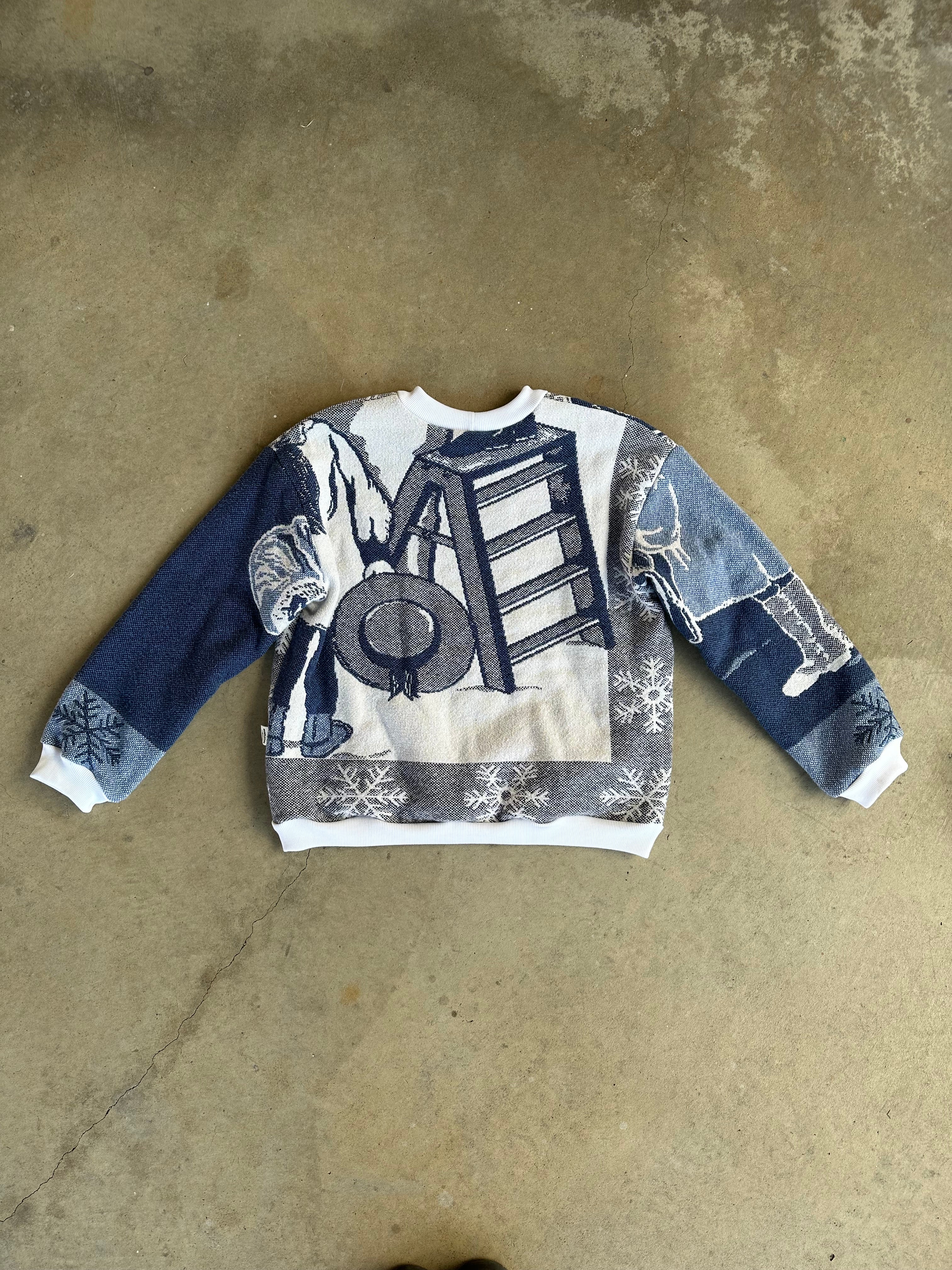 Snowman Blanket Sweater