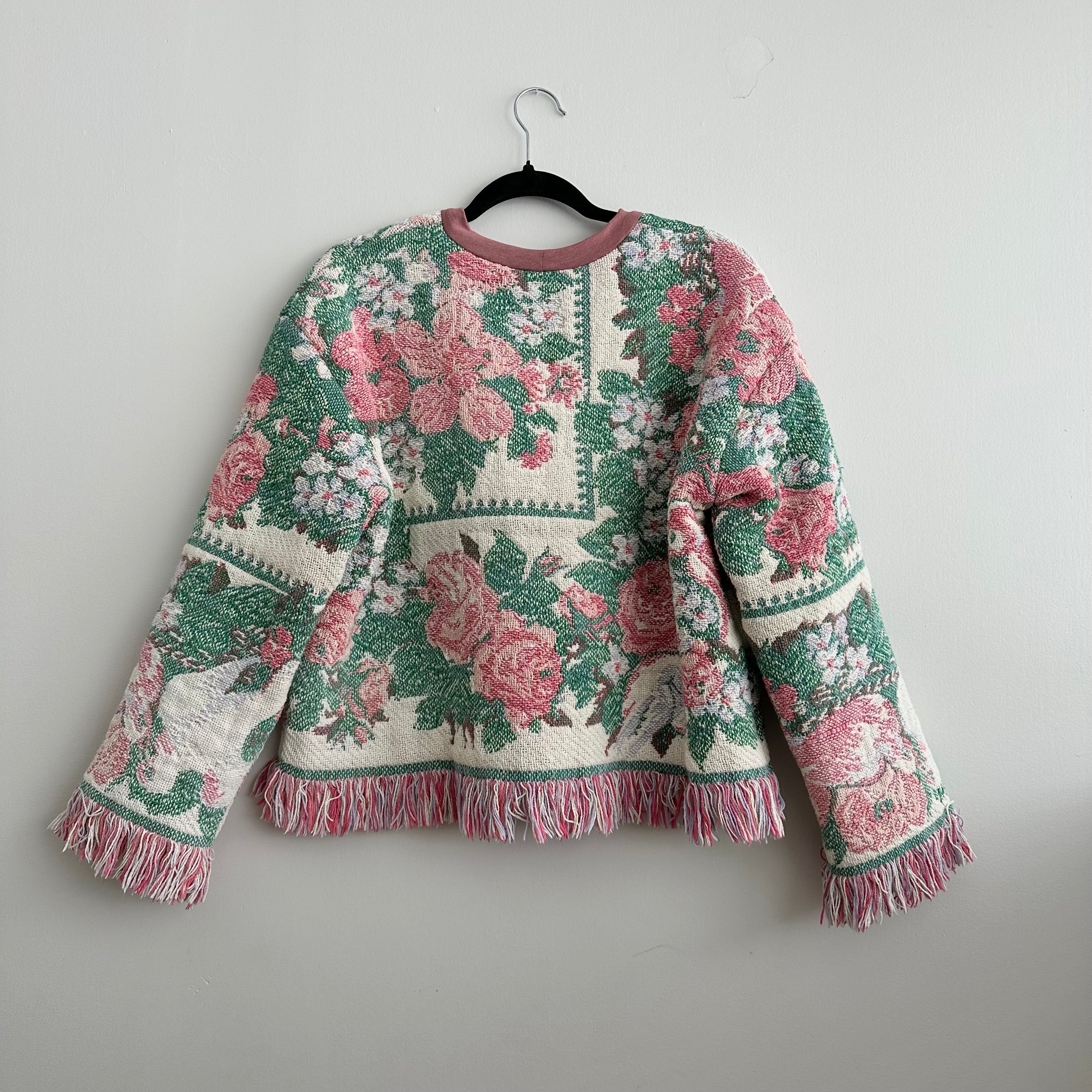 Roses Blanket Sweater