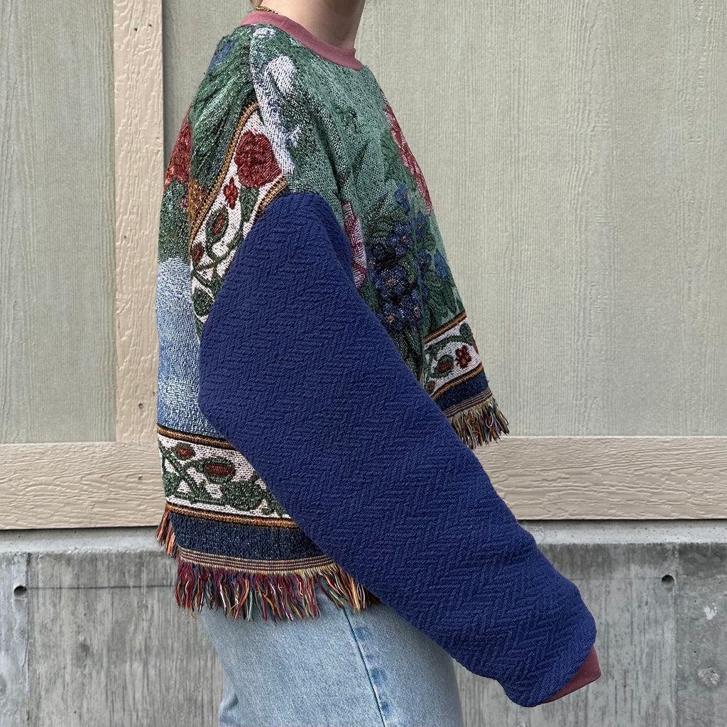 Flower Field Blanket Sweater