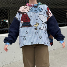 Load image into Gallery viewer, Snoopy Blanket Sweater
