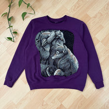 Load image into Gallery viewer, Purple Wolf Sweatshirt
