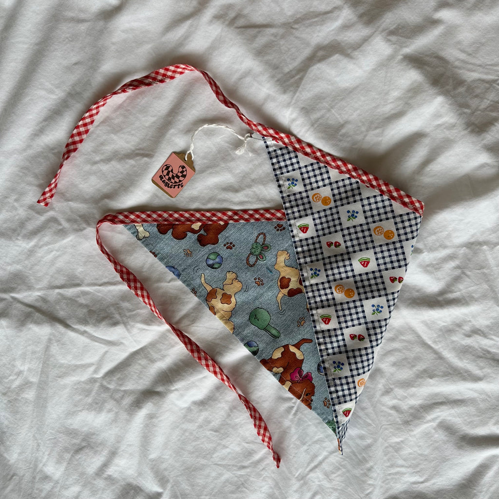 Fruit + Pups Bandana