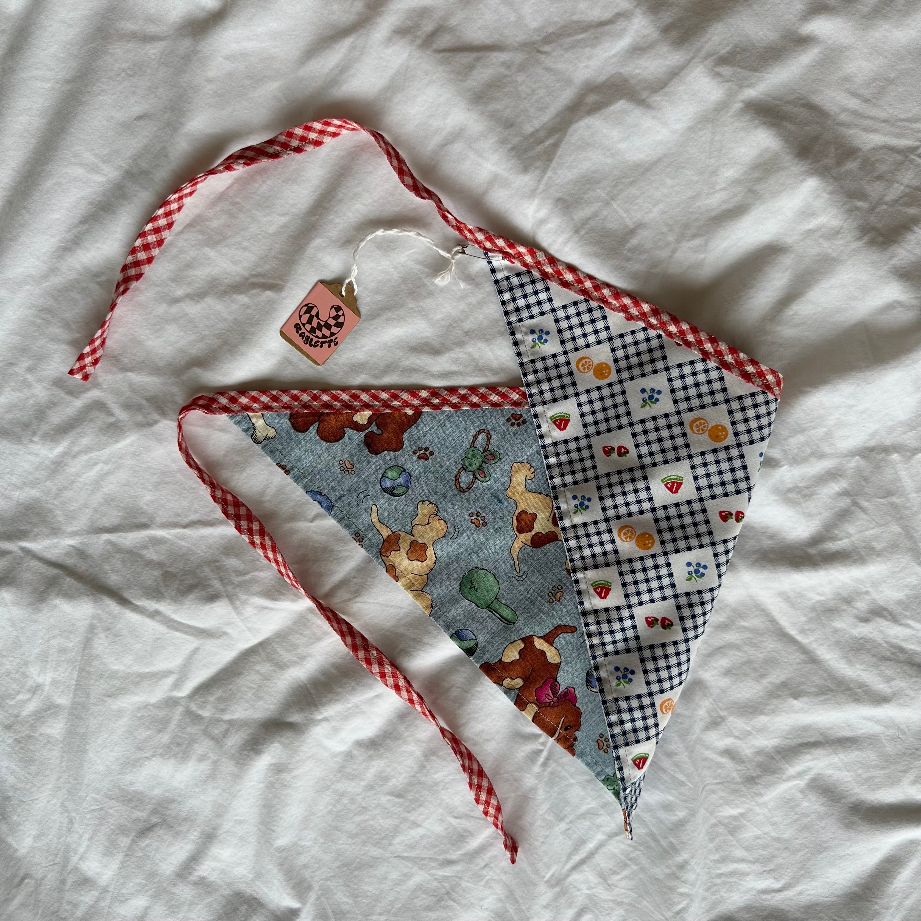 Fruit + Pups Bandana