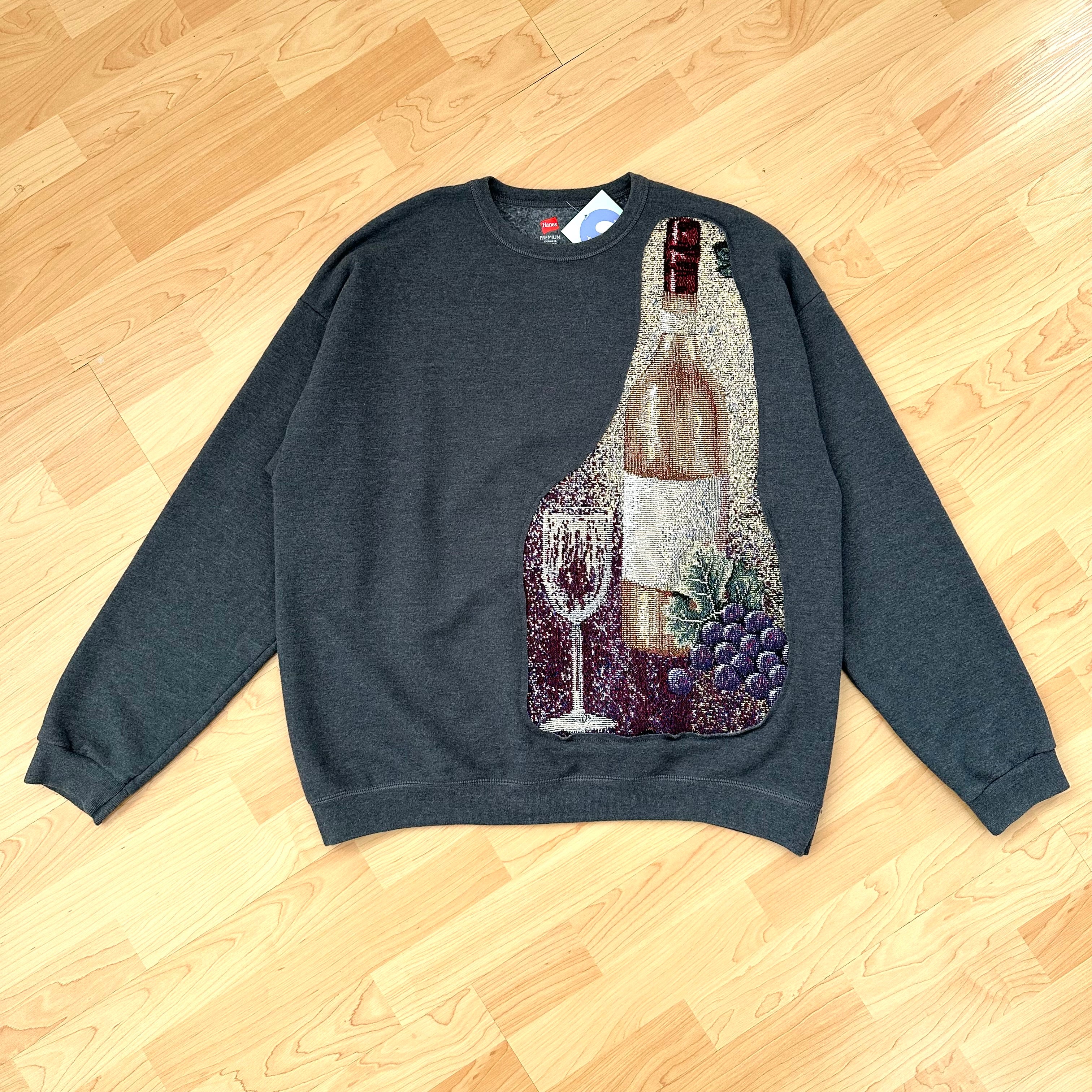 Peekaboo Wine Sweater