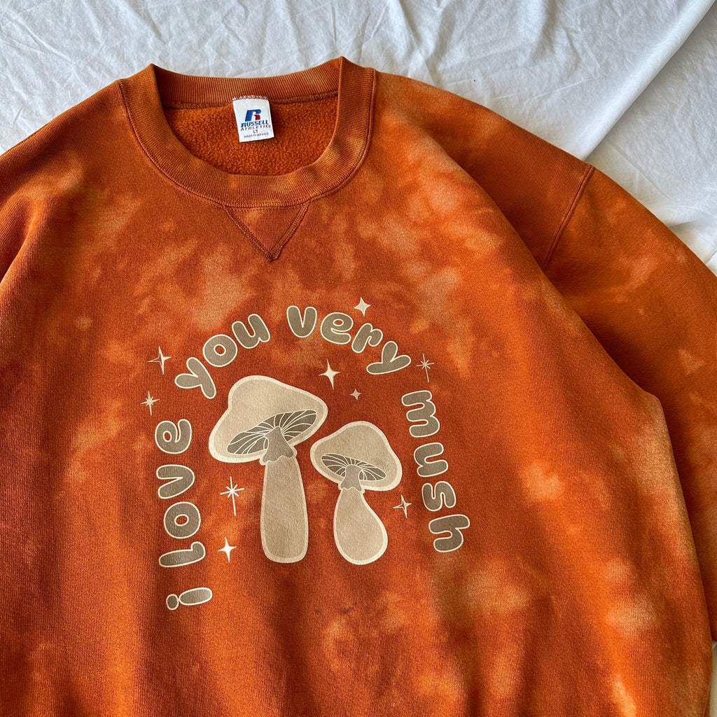 Orange Mushroom Sweatshirt