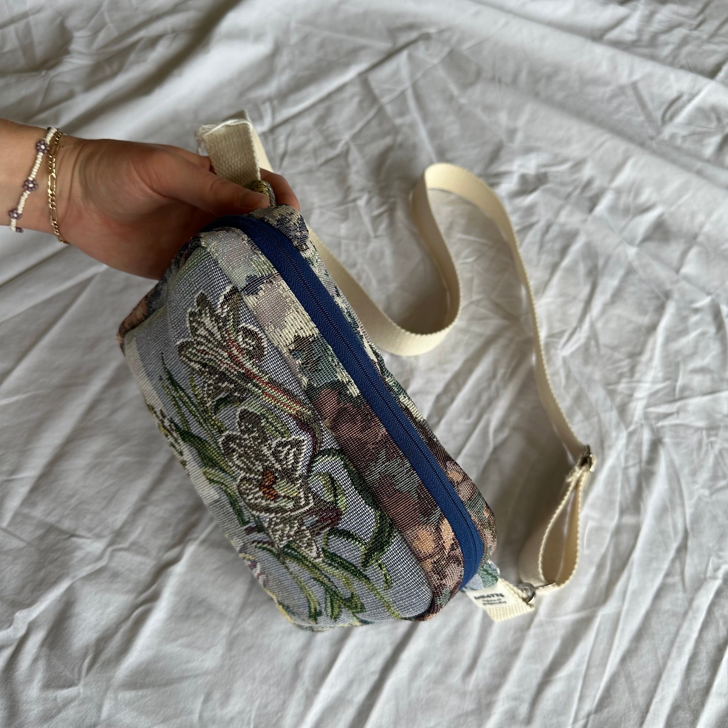 Handmade Flower Sling bag