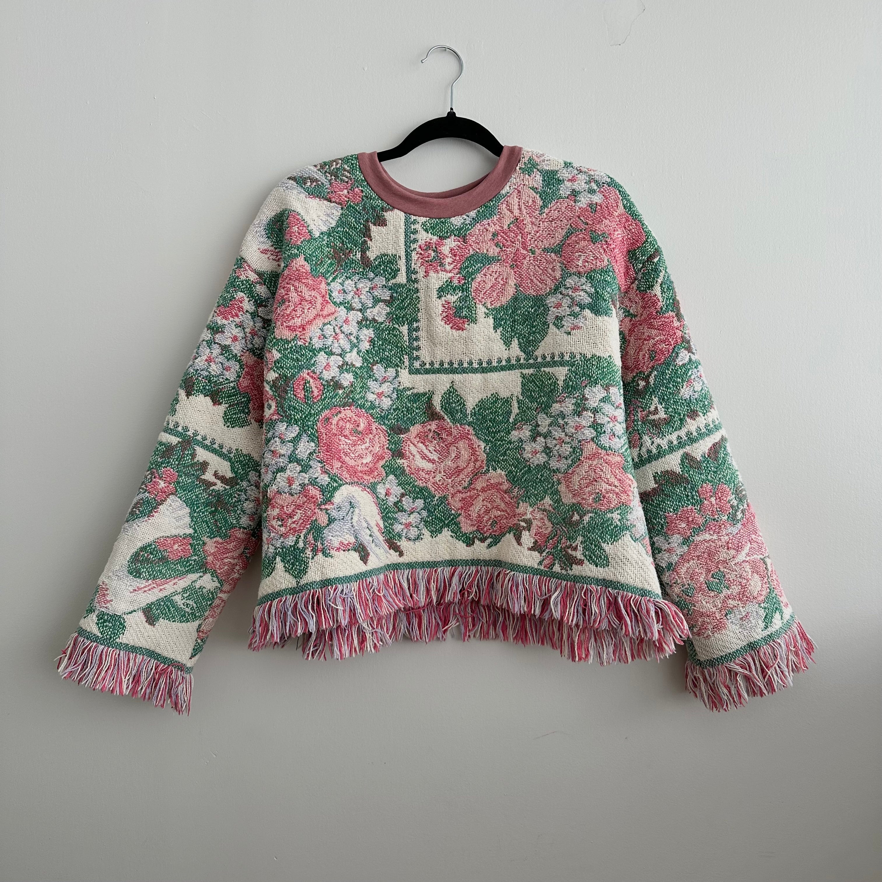 Roses Blanket Sweater