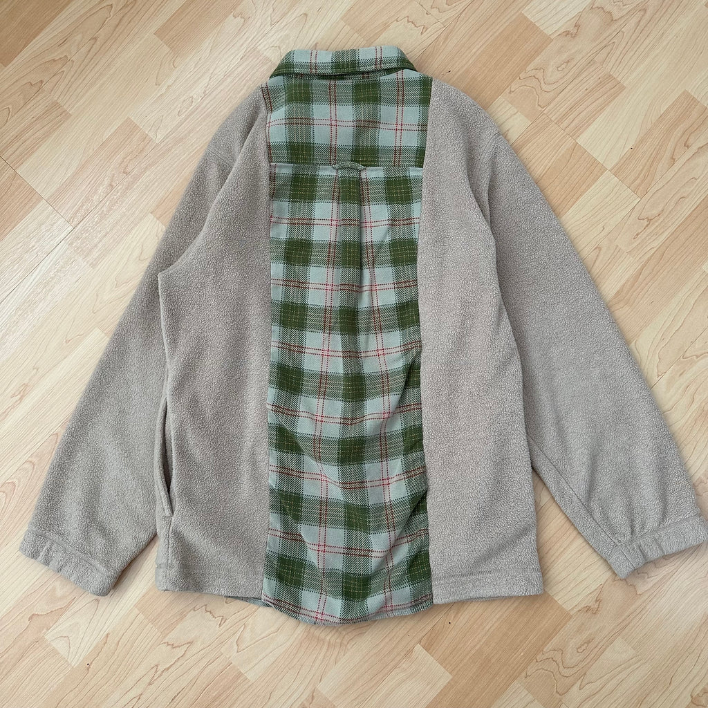 Reworked Plaid Fleece