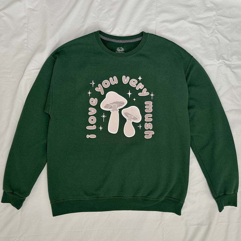 Green Love Mush Sweatshirt