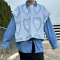 Blue Goose Blanket Vest