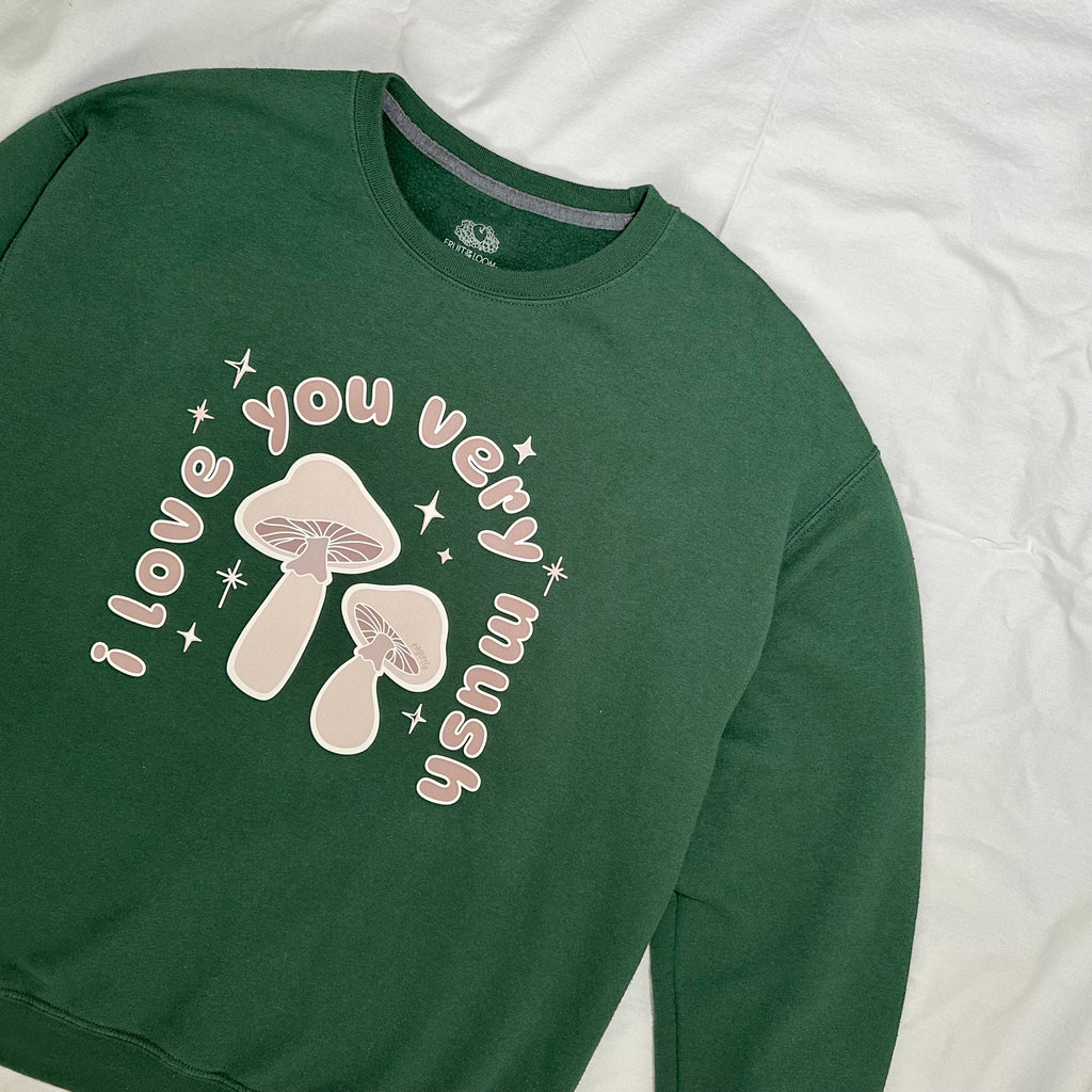 Green Love Mush Sweatshirt