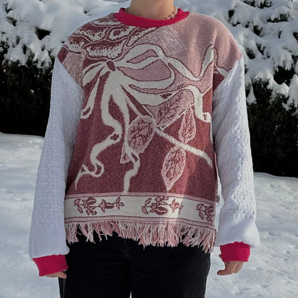 Ribbons + Bows Blanket Sweater