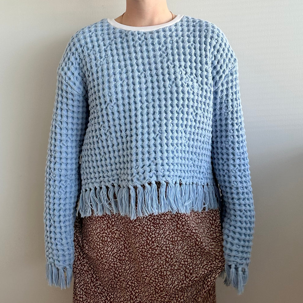 Baby Blue Blanket Sweater