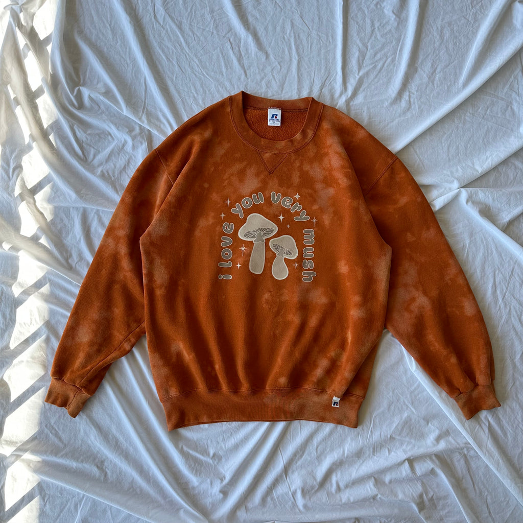 Orange Mushroom Sweatshirt
