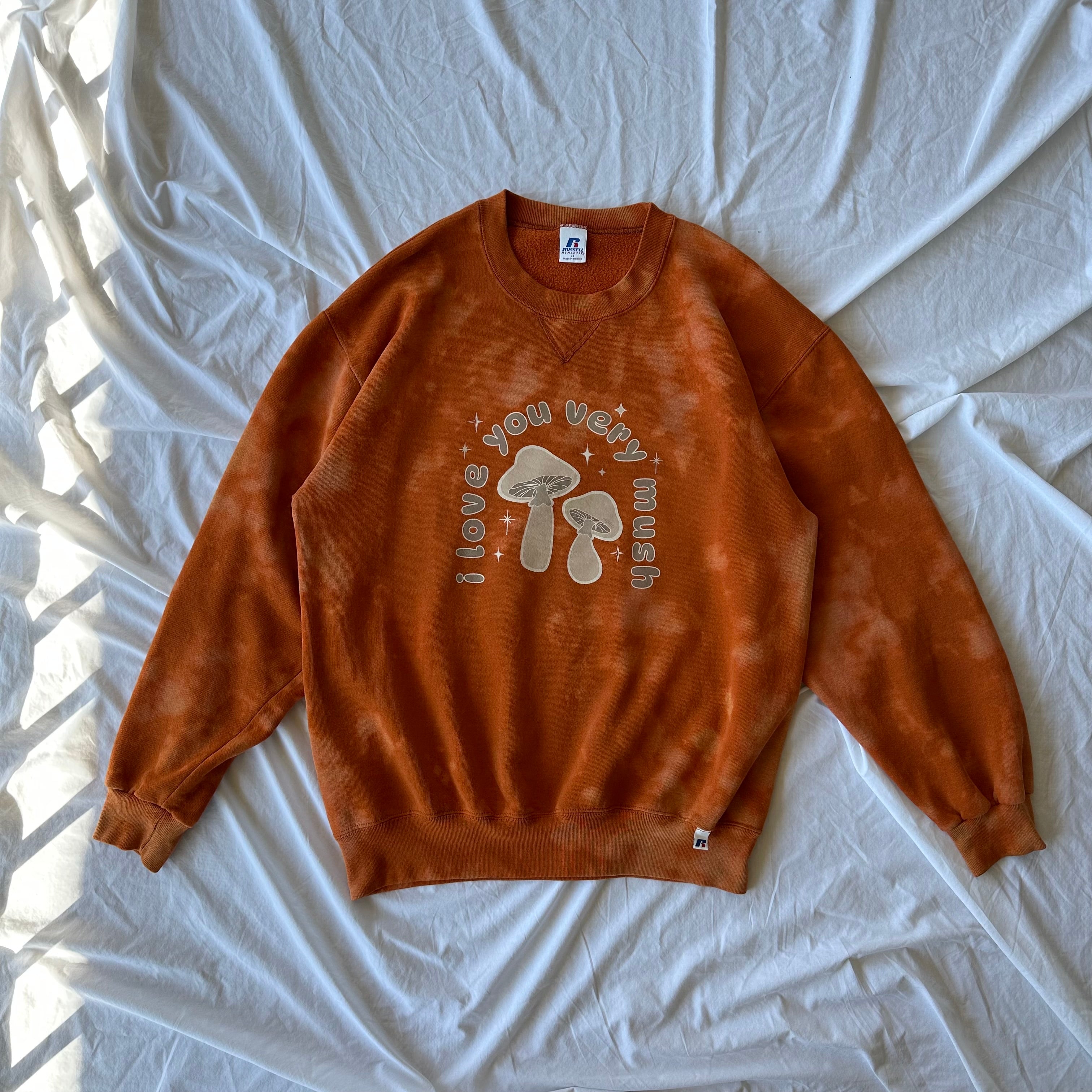 Orange Mushroom Sweatshirt