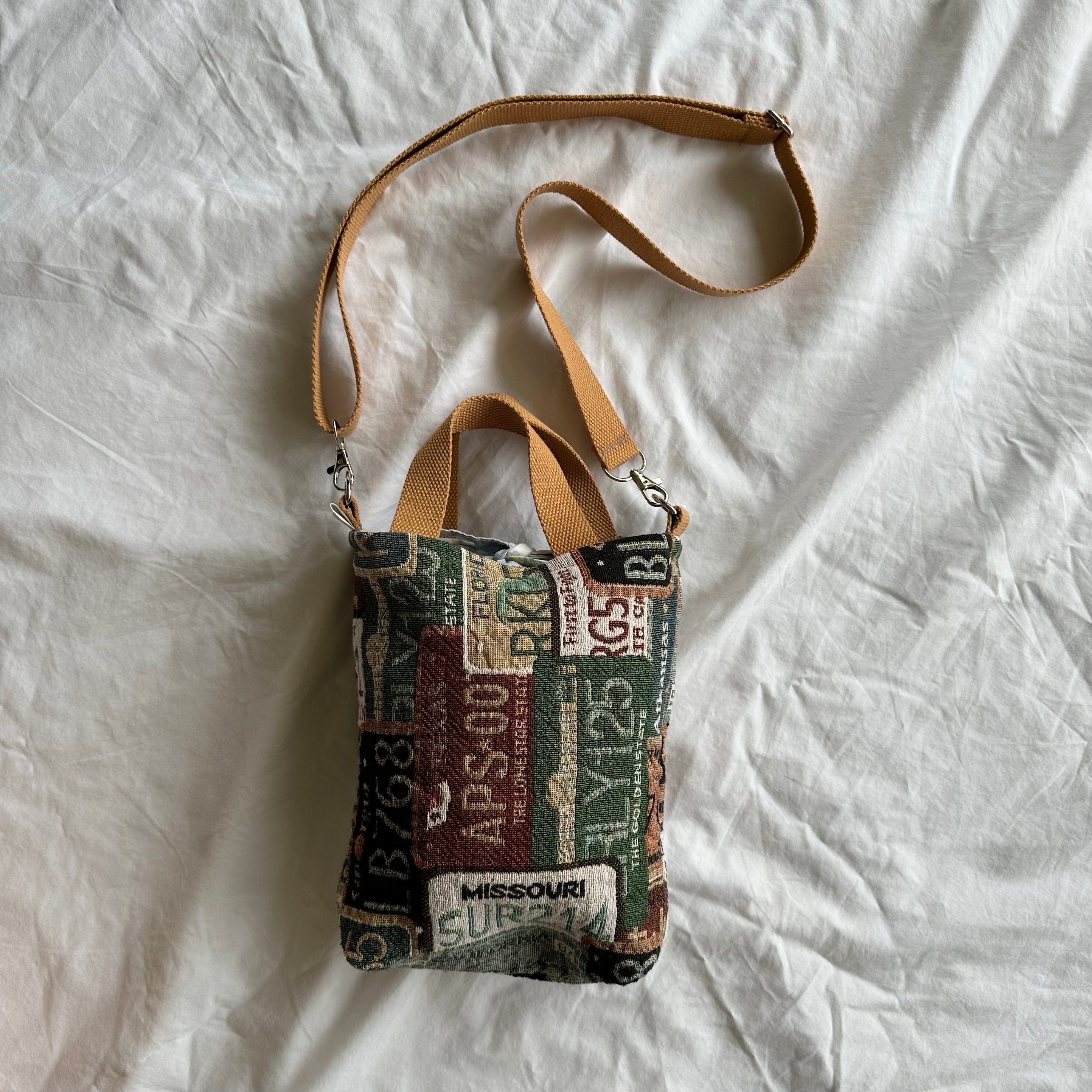 License Plate Tiny Tote