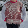 Ribbons + Bows Blanket Sweater