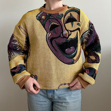 Load image into Gallery viewer, Mardi Gras Blanket Sweater

