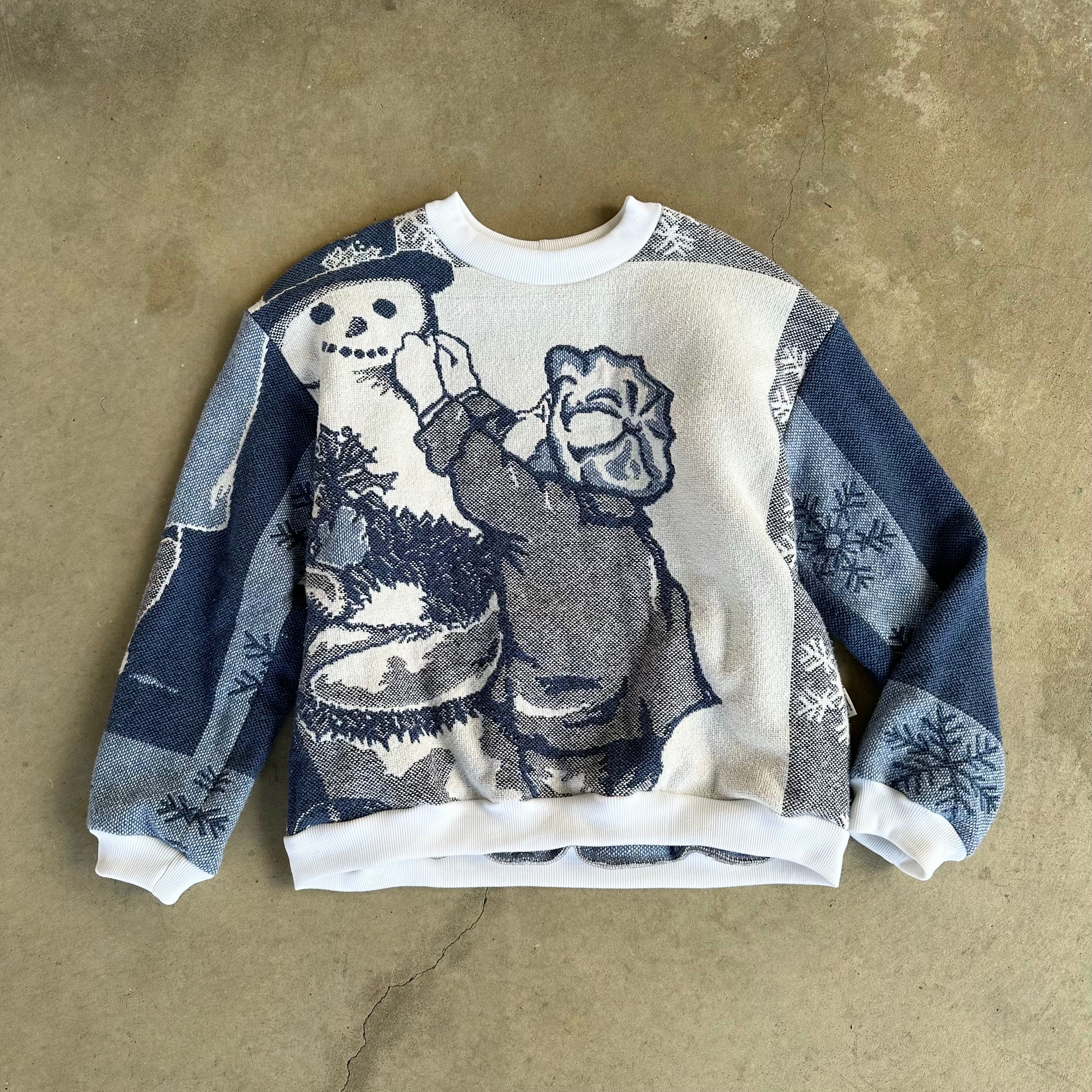 Snowman Blanket Sweater