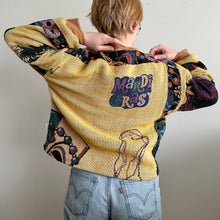 Load image into Gallery viewer, Mardi Gras Blanket Sweater
