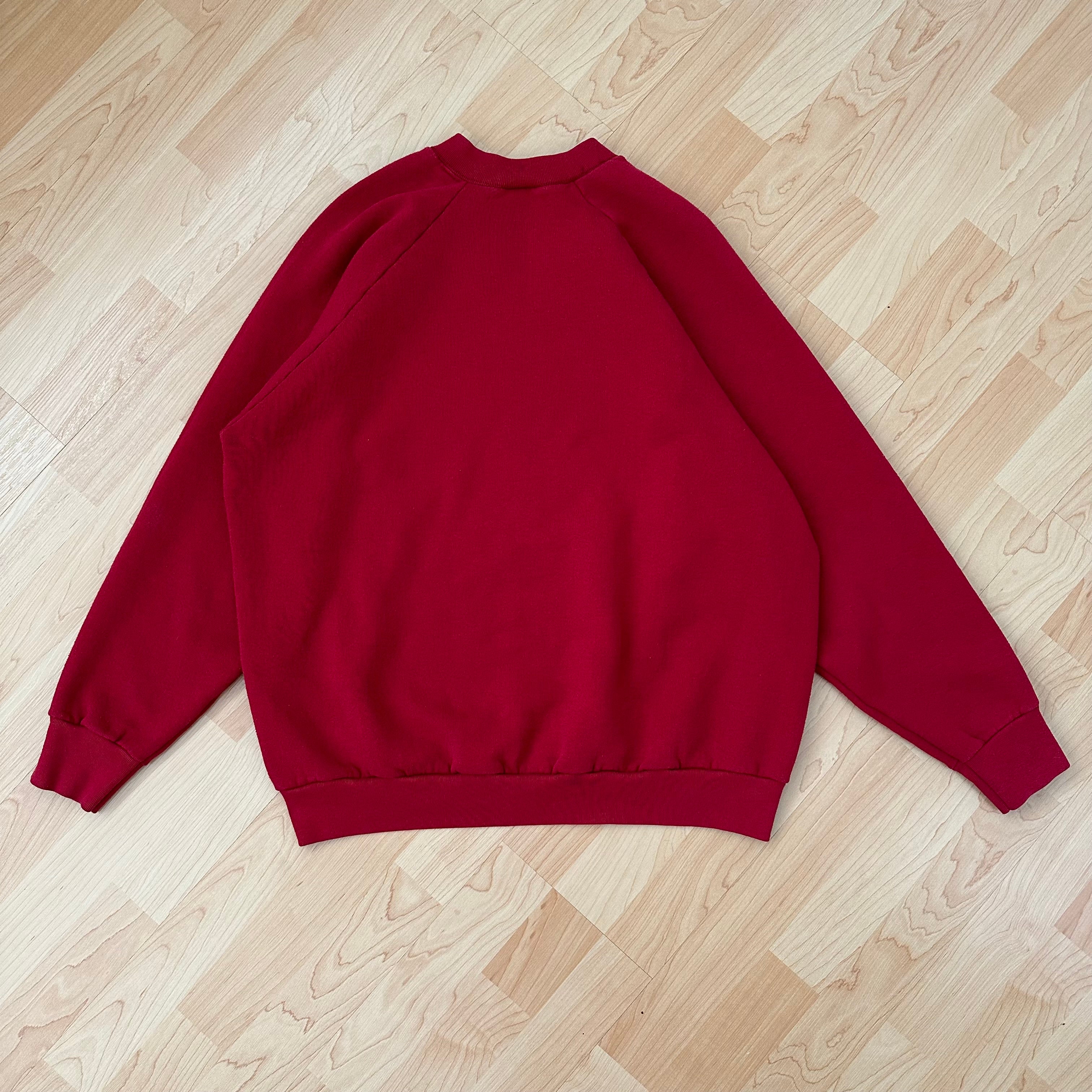 Red Cherub Peekaboo Sweatshirt