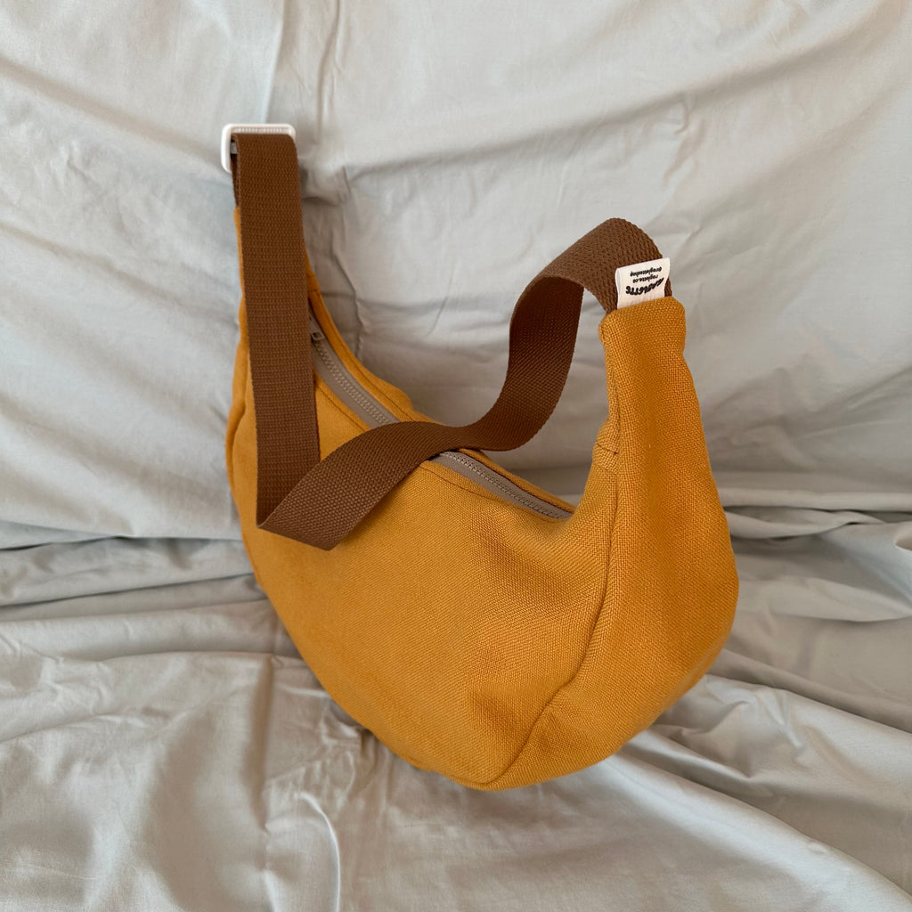 Rust + Brown Crescent Bag