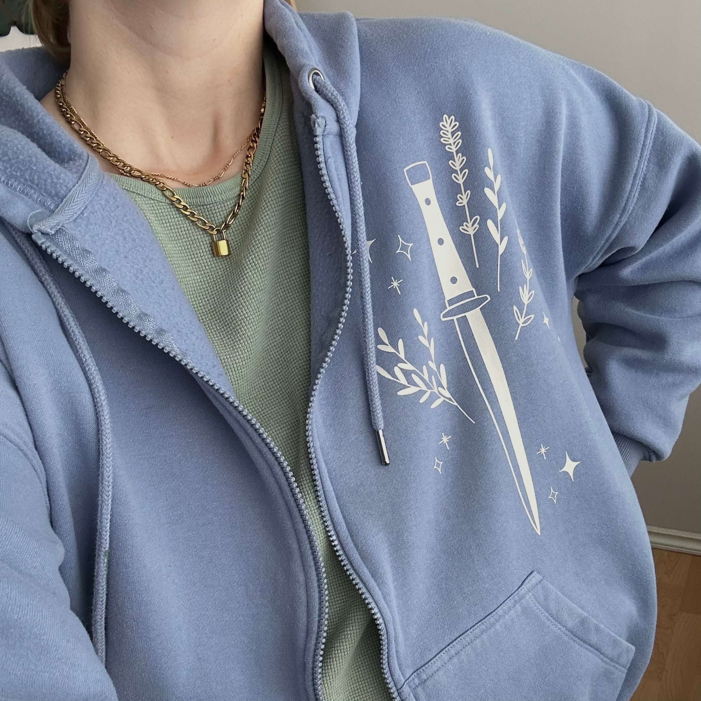 Dagger Zip-Up Hoodie