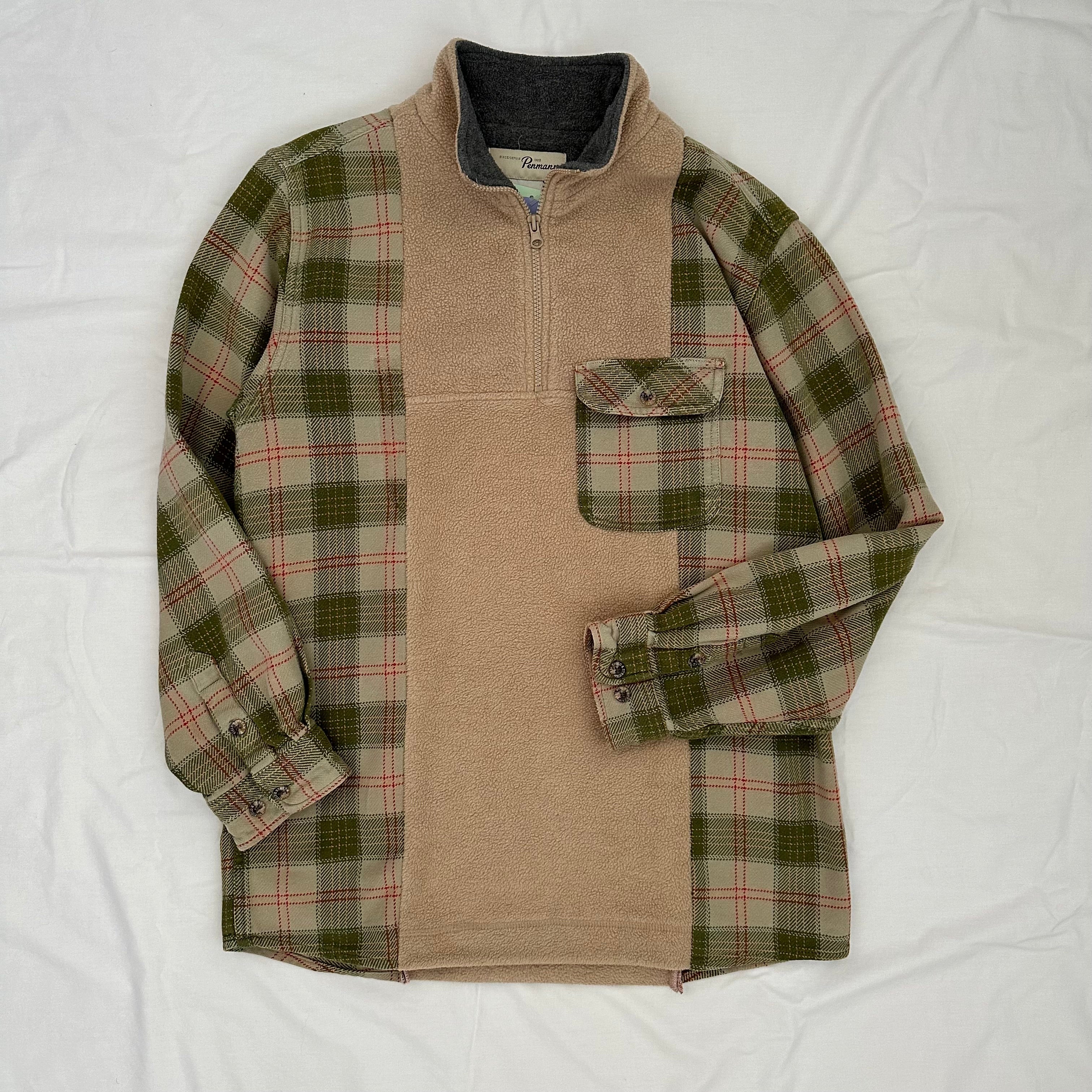 Plaid Fleece 1/4 Zip