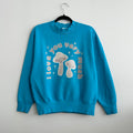 Blue mushroom sweatshirt