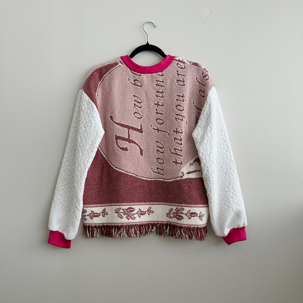 Ribbons + Bows Blanket Sweater
