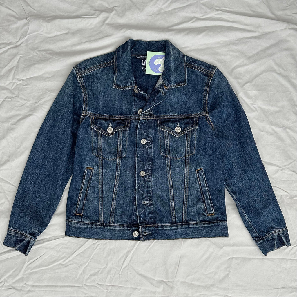 Snake Darkwash Denim Jacket