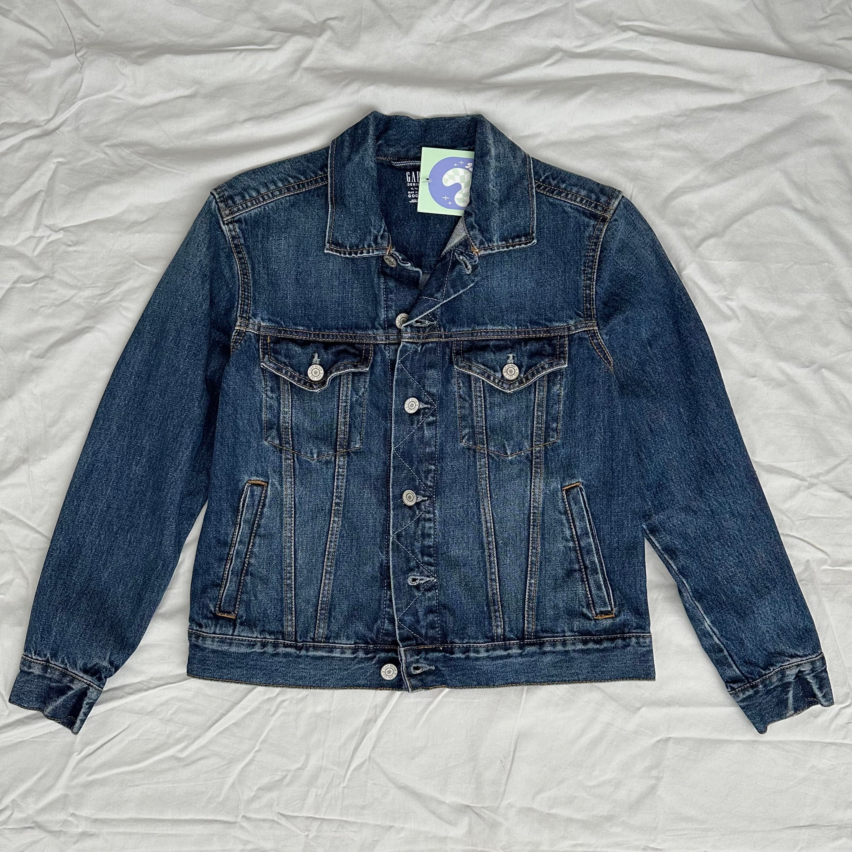 Snake Darkwash Denim Jacket