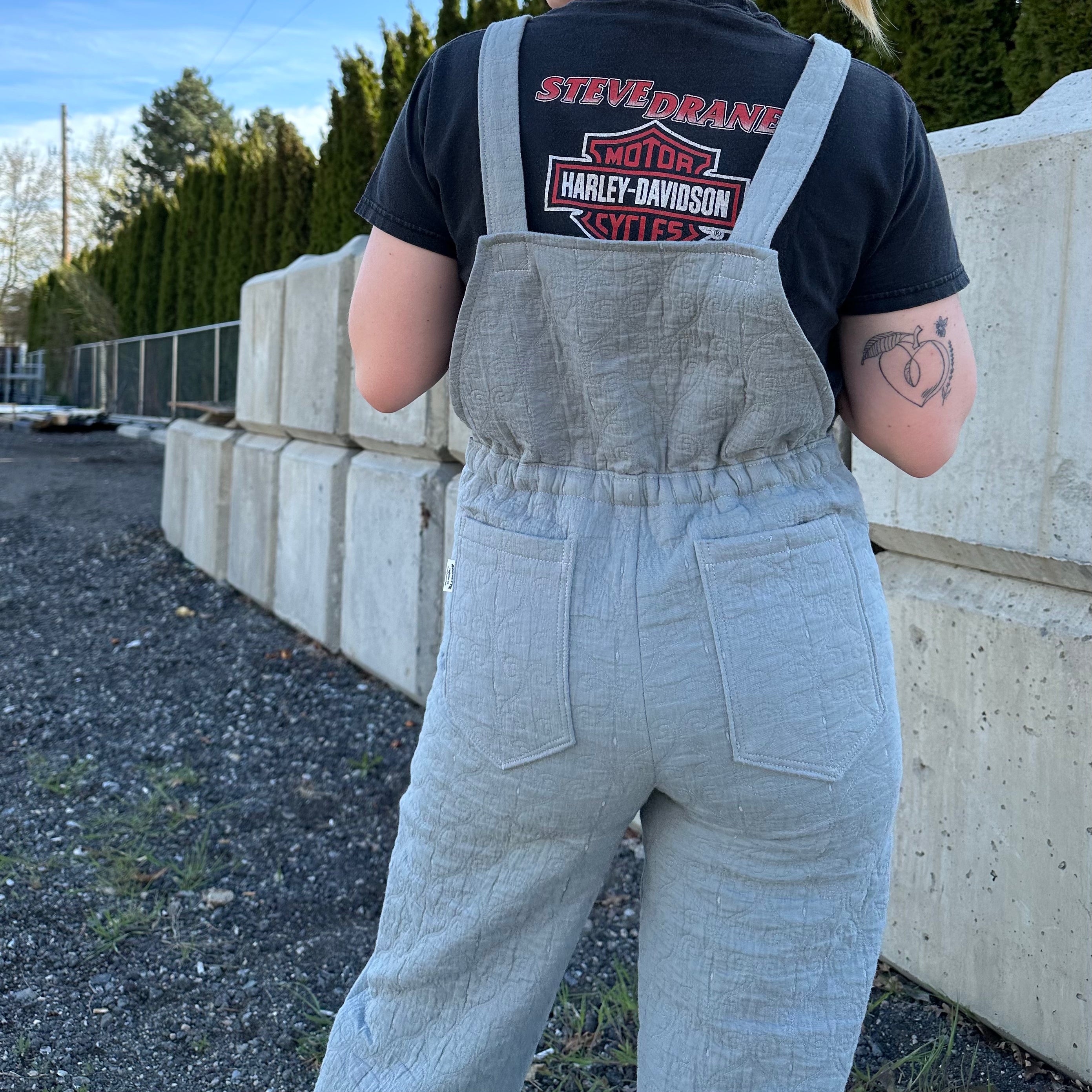 Handmade Quilted Overalls