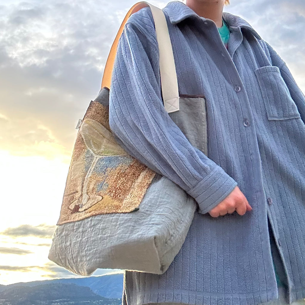 Handmade Martini Tote Bag