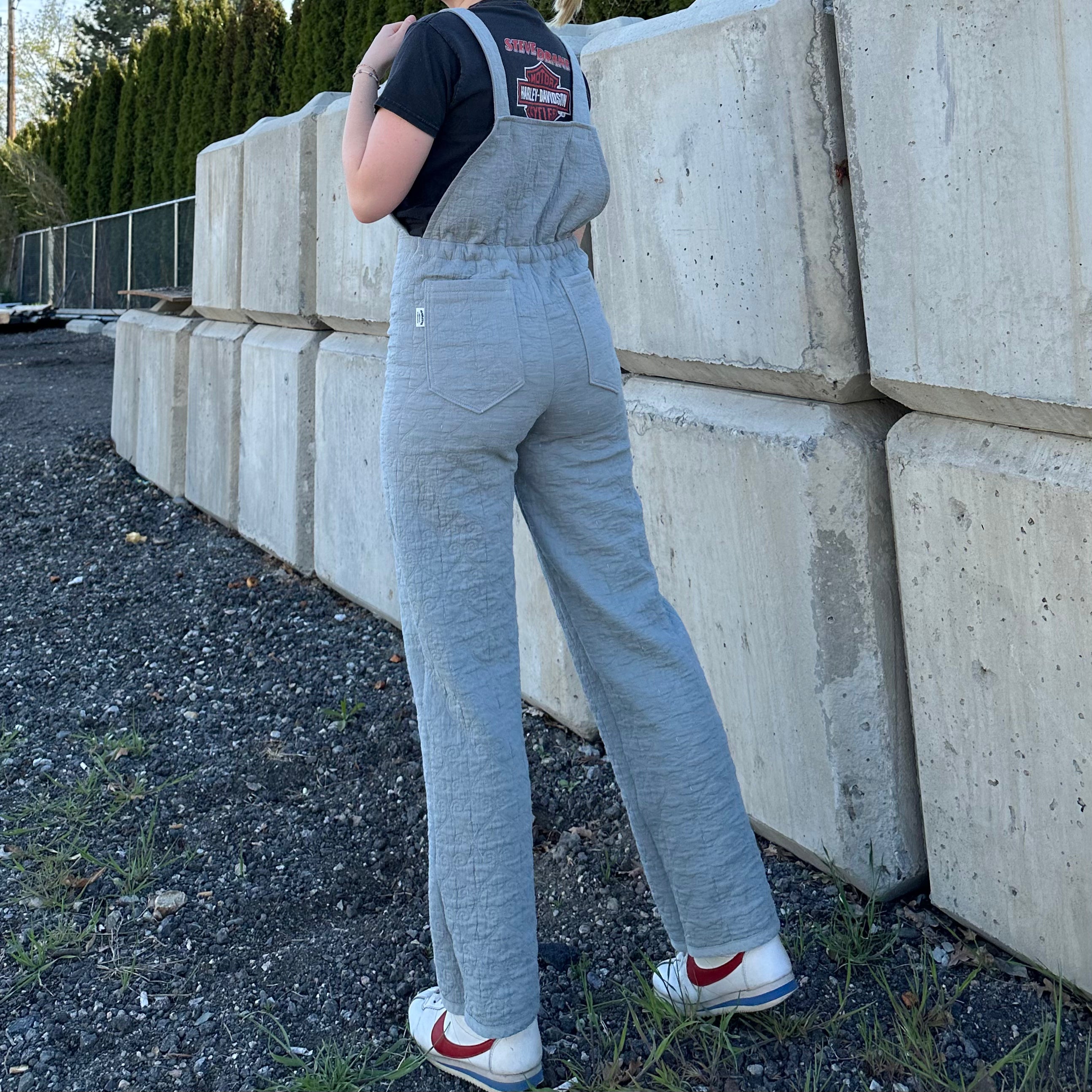Handmade Quilted Overalls