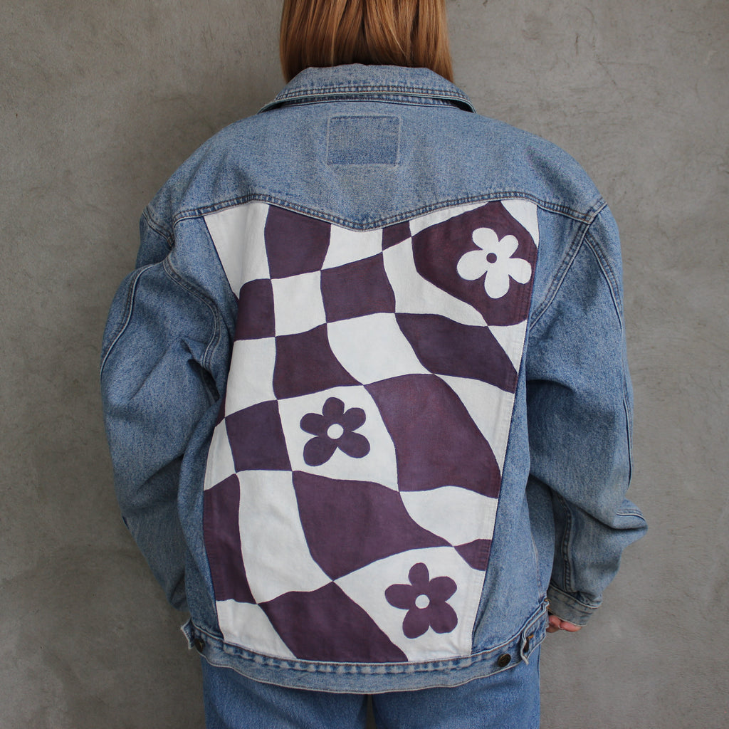 Custom Painted Denim Jacket