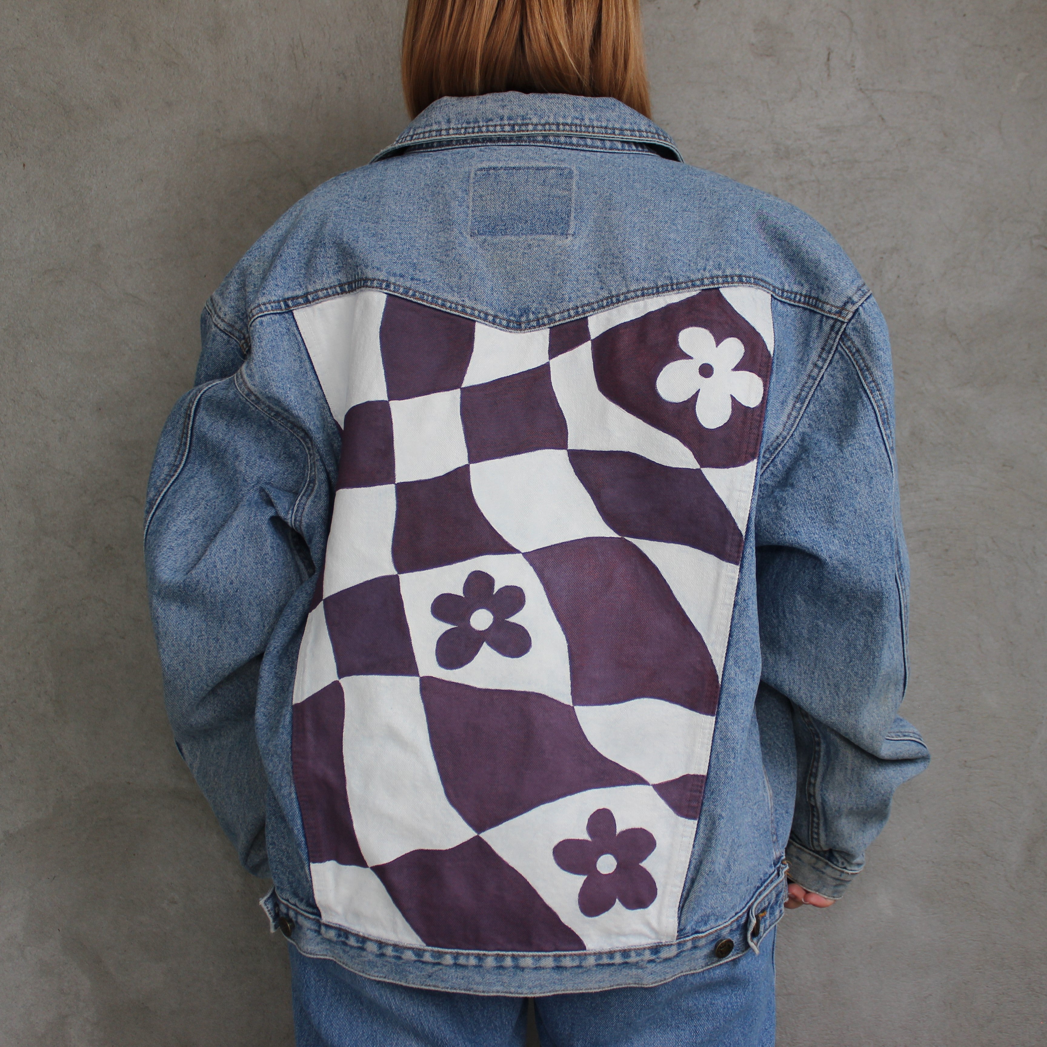 Custom Painted Denim Jacket