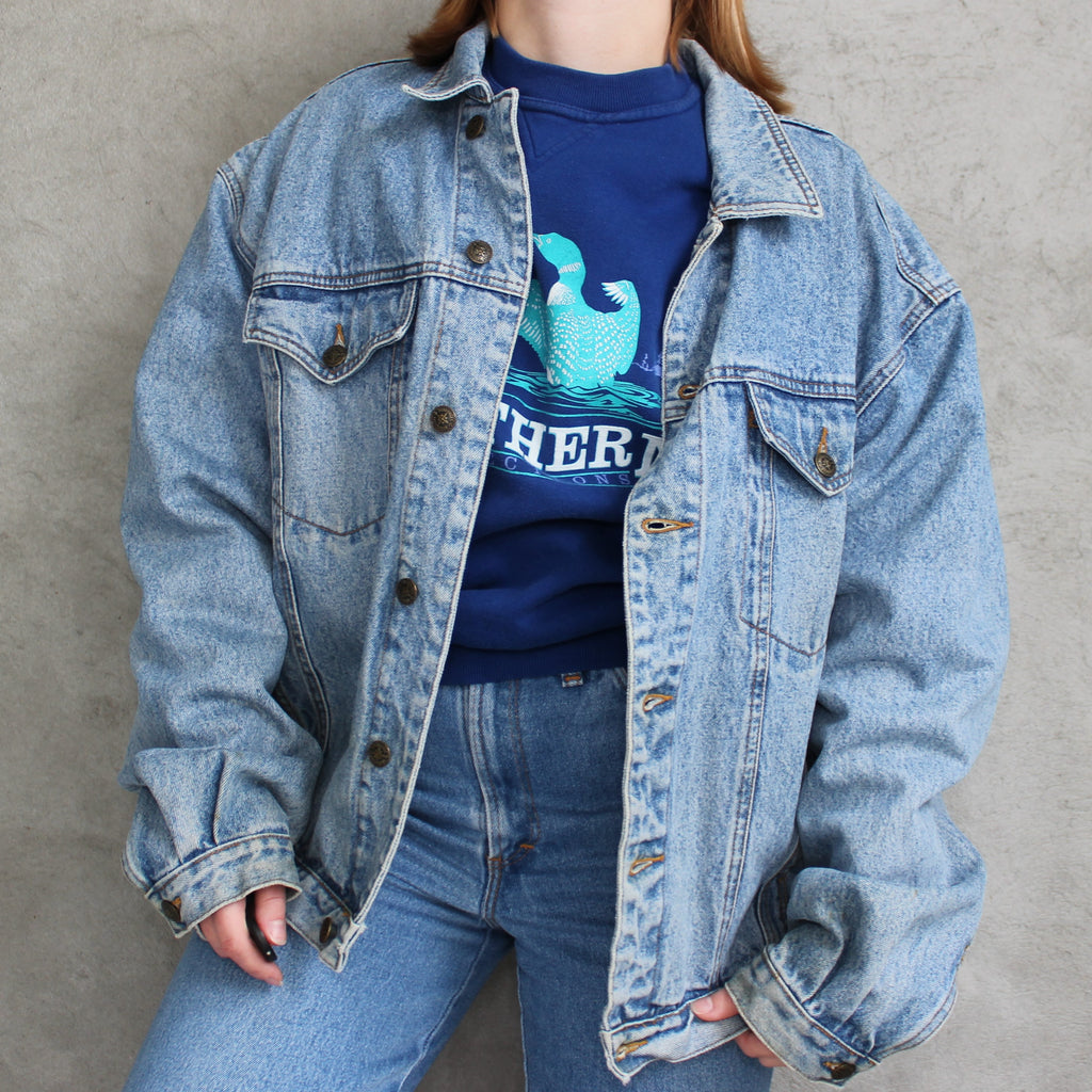 Custom Painted Denim Jacket