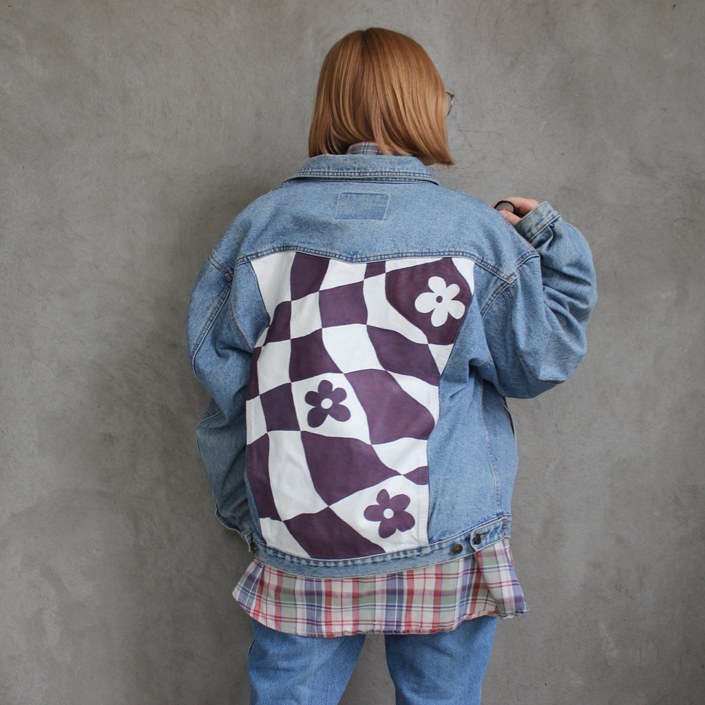 Custom Painted Denim Jacket