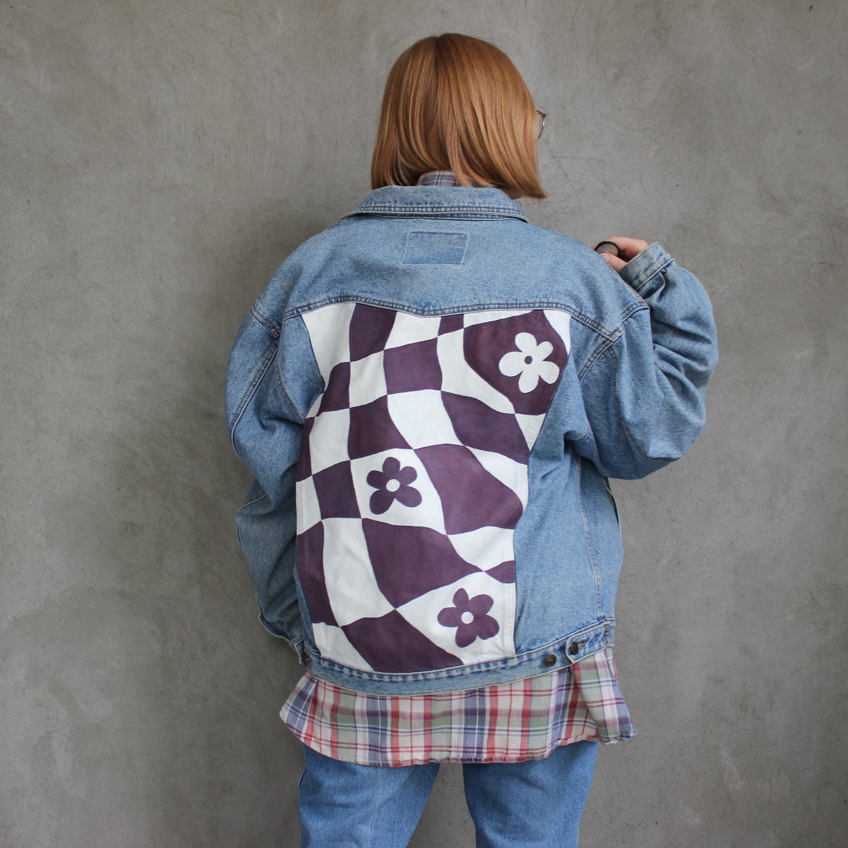 Custom Painted Denim Jacket