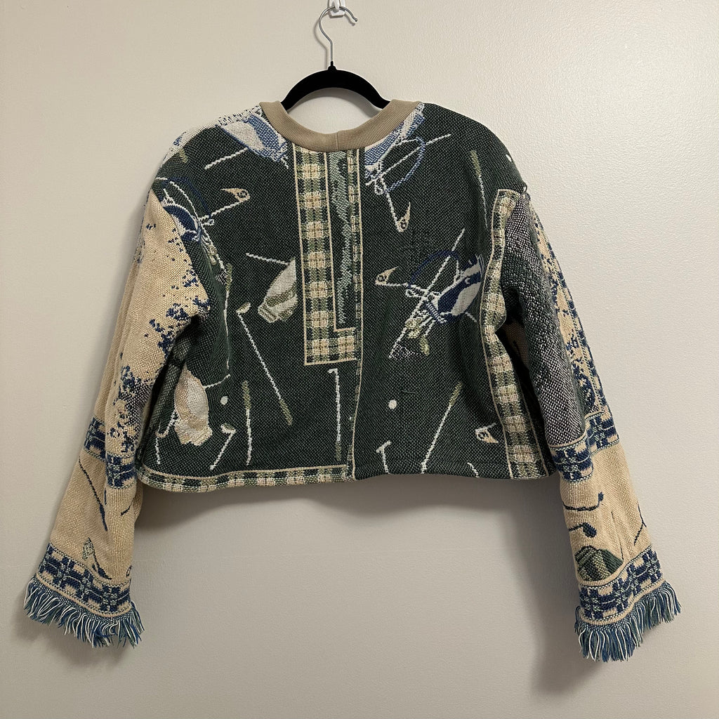 Fringe Handmade Blanket Sweater