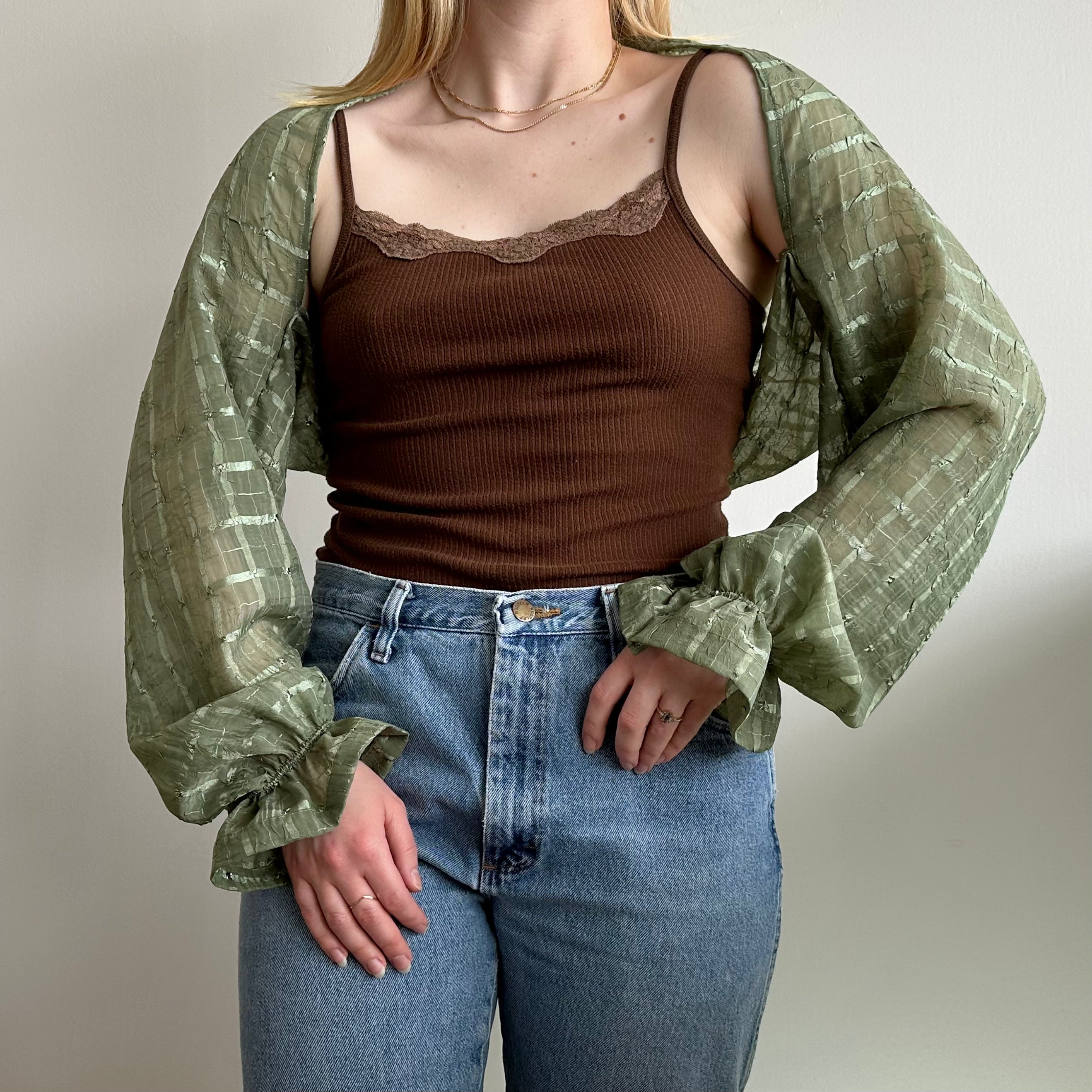 Sage Green Shrug