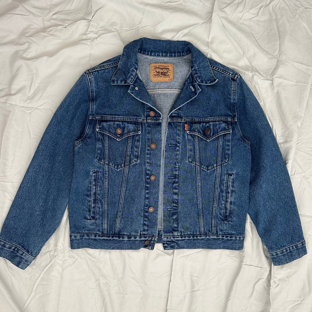 Flowers Vintage Levi’s Denim Jacket