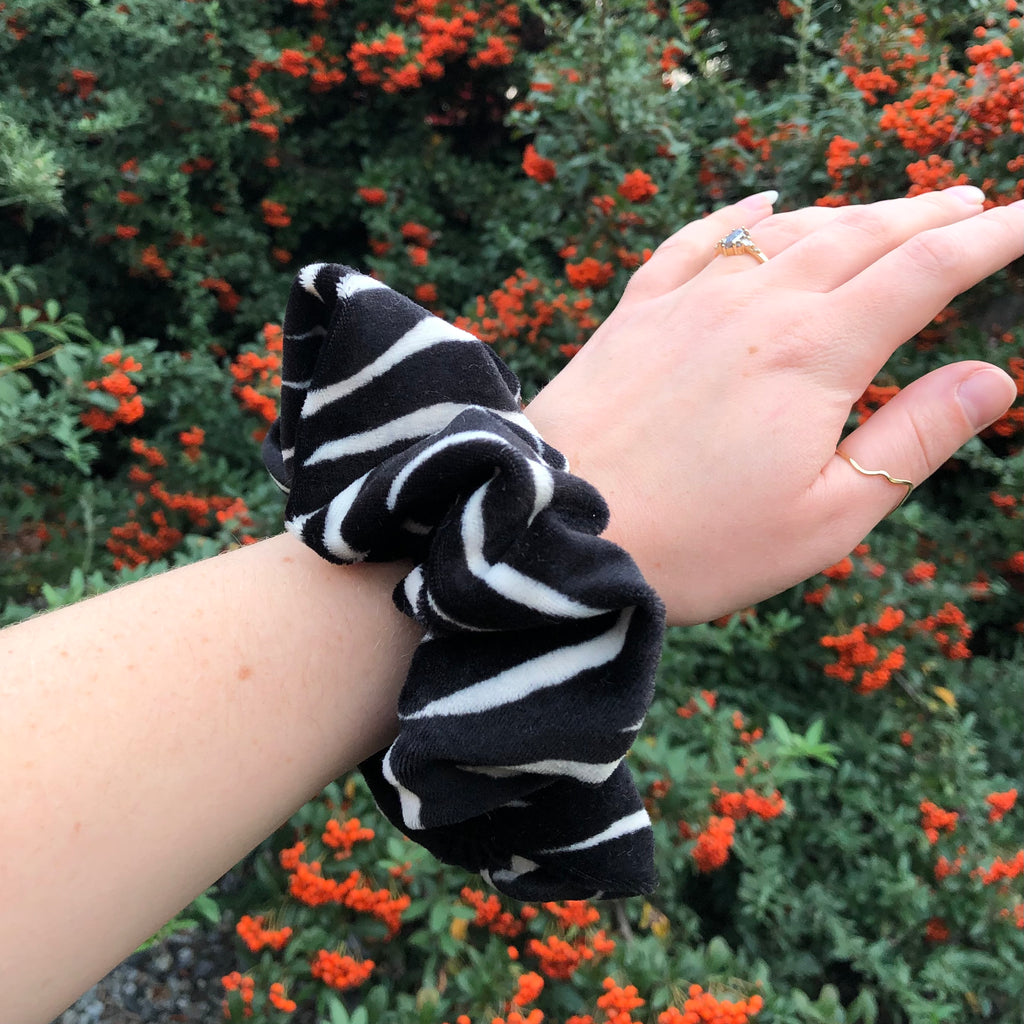 Zebra Scrunchie