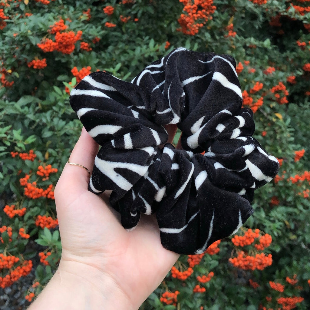 Zebra Scrunchie