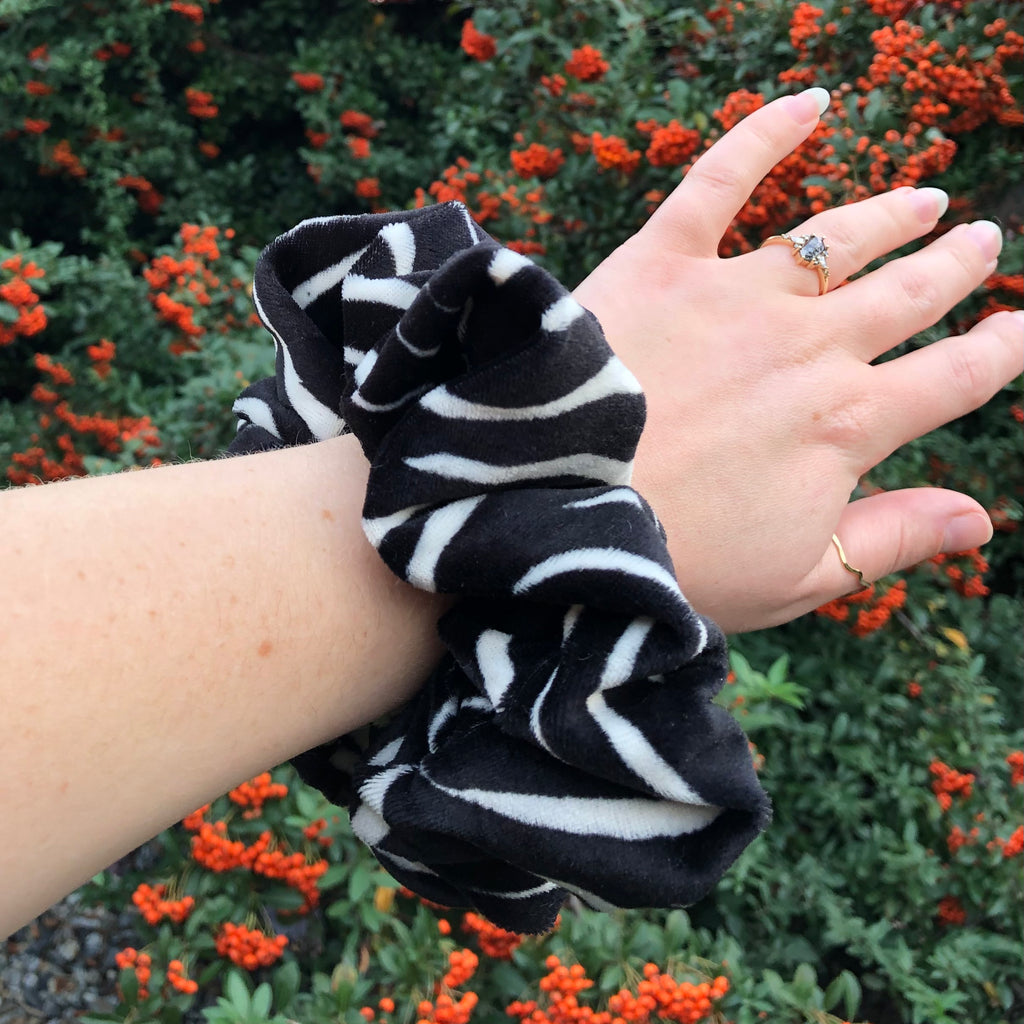 Zebra Scrunchie